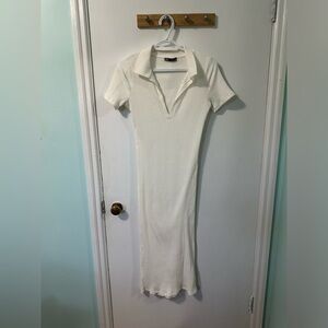 Zara white maxi dress